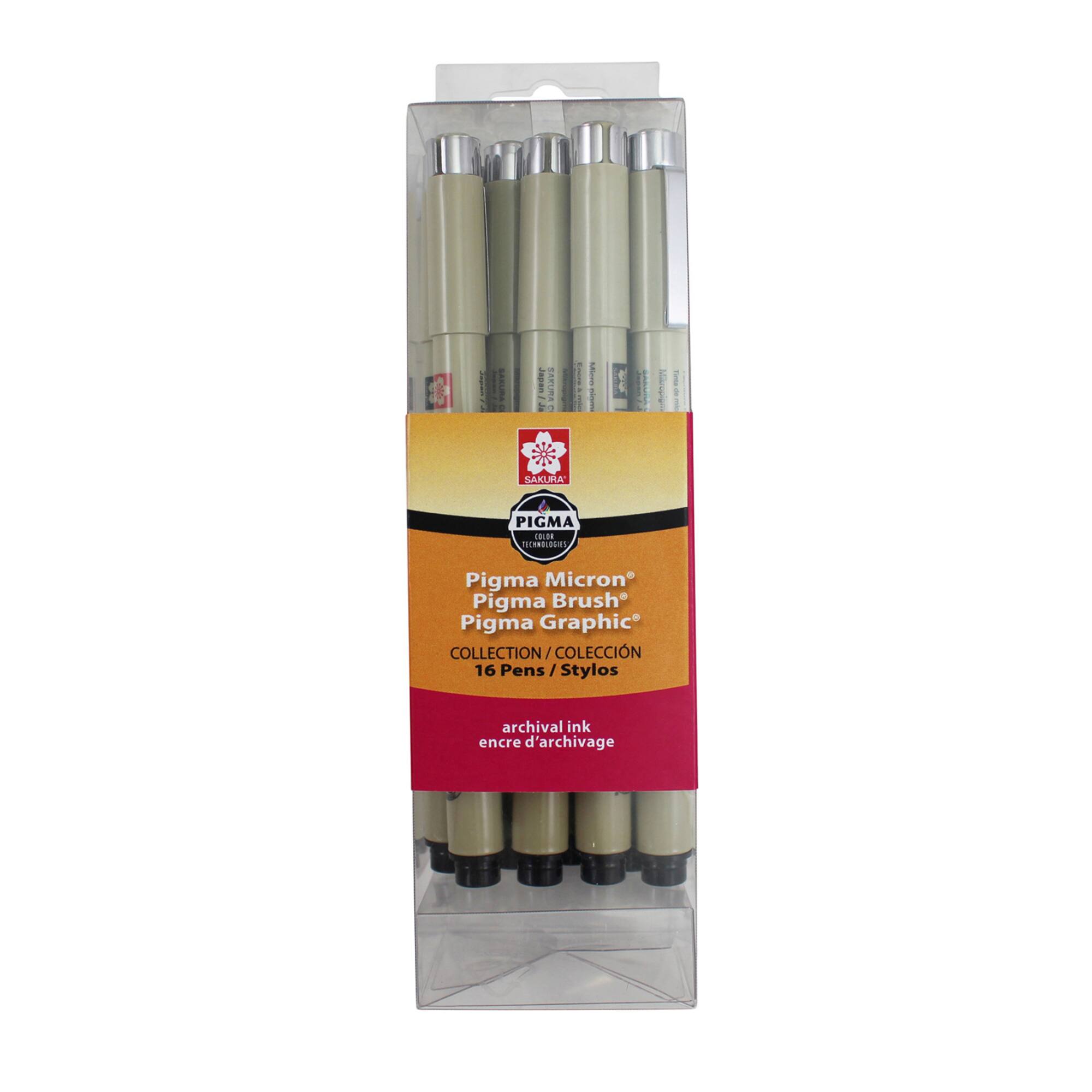 Pigma® Micron™ 16 Pen Collection Cube Set